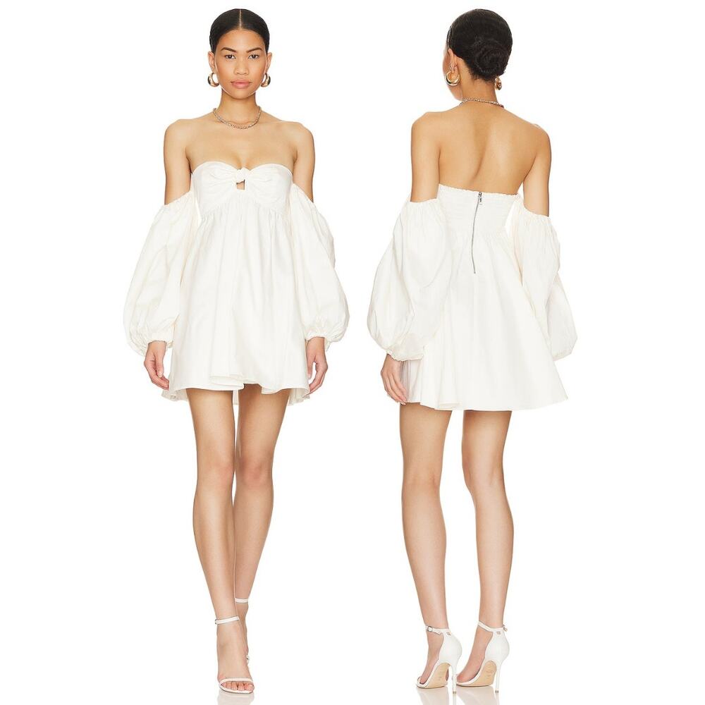 For Love & Lemons Saint Lucia Mini Dress Bridal Wedding Formal Hoco Party M